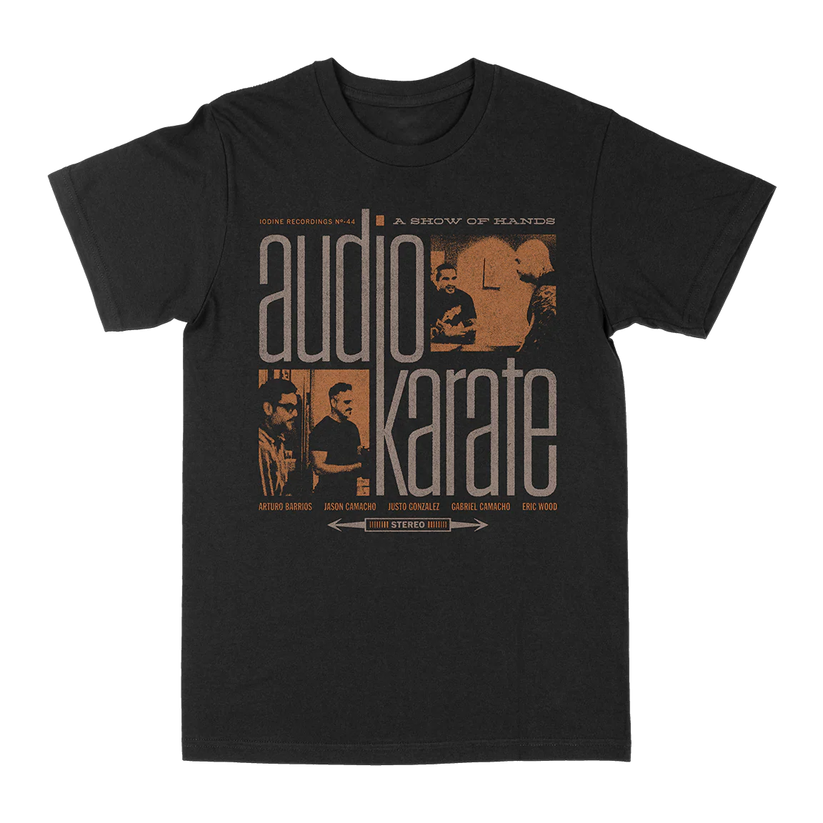 Audio Karate "A Show of Hands" Black T-Shirt