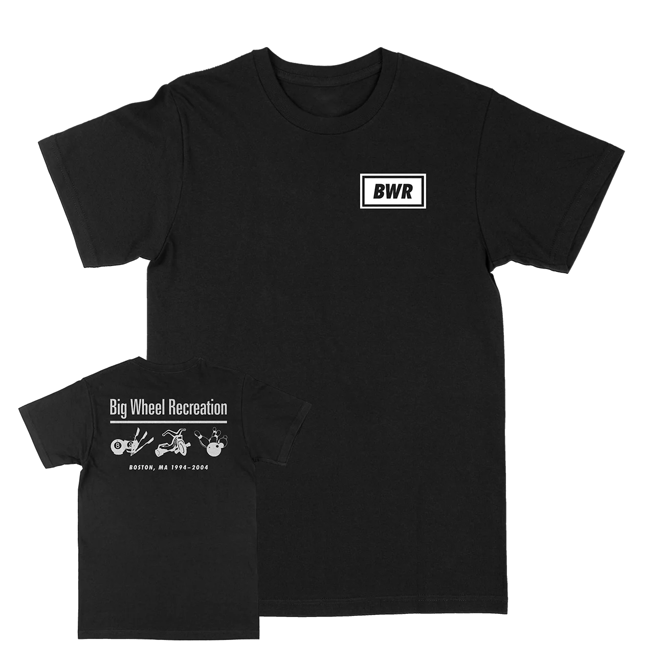 Big Wheel Recreation "BWR Pocket Tee" Black T-Shirt