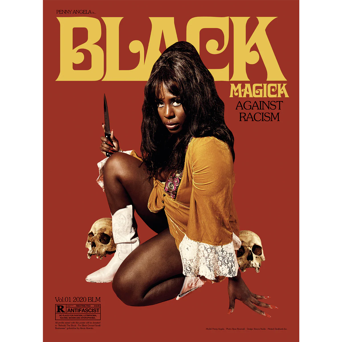 Branca Studio & Penny Angela "Black Magick Against Racism" Giclee Print - Image 3