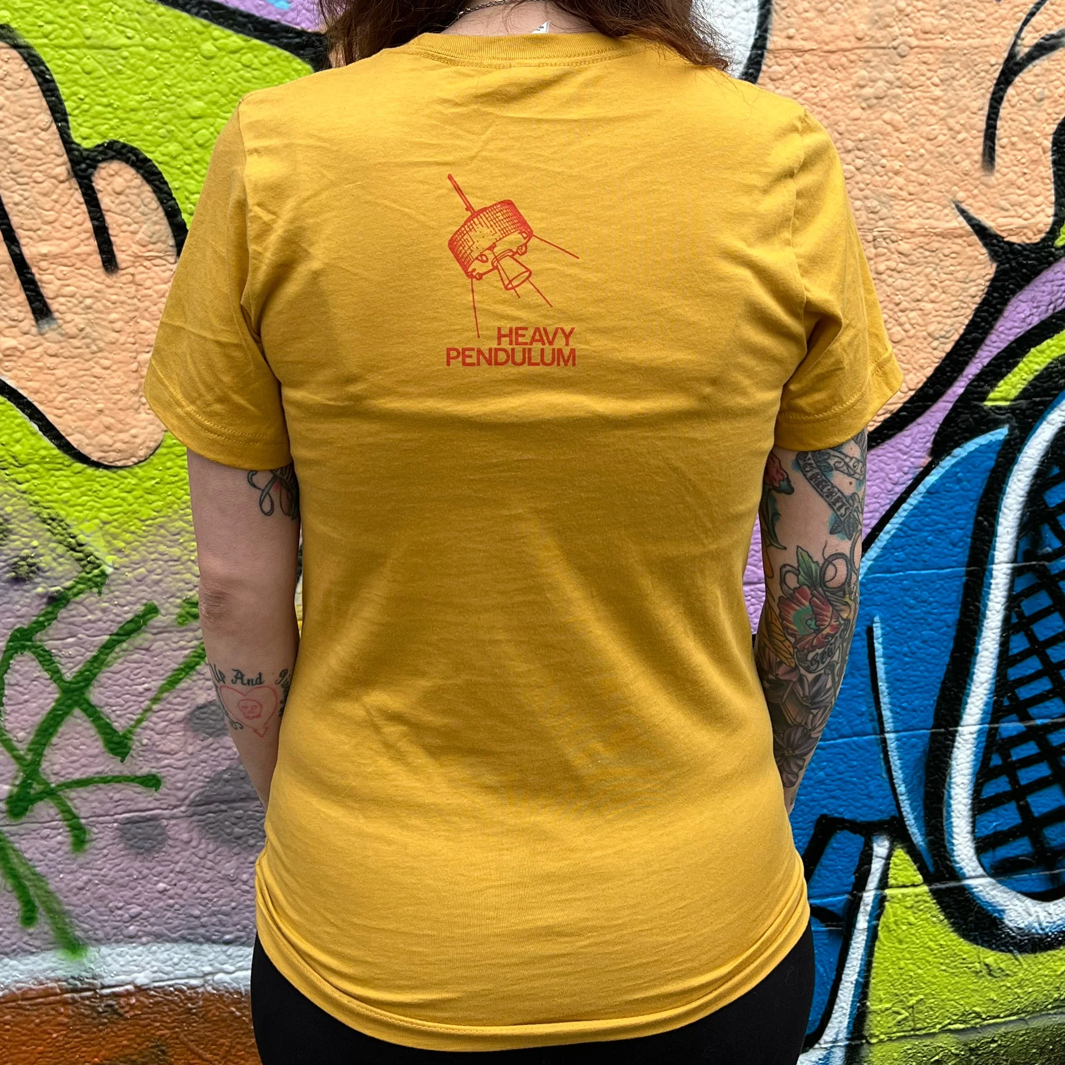 Cave In "Heavy Pendulum" Mustard T-Shirt - Image 2