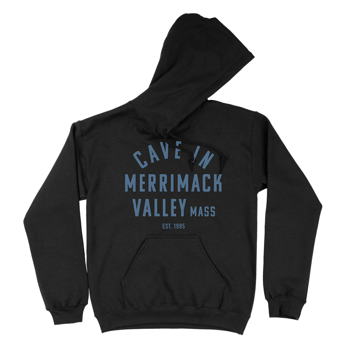 Cave In “Merrimack Valley” Black Hooded Sweatshirt
