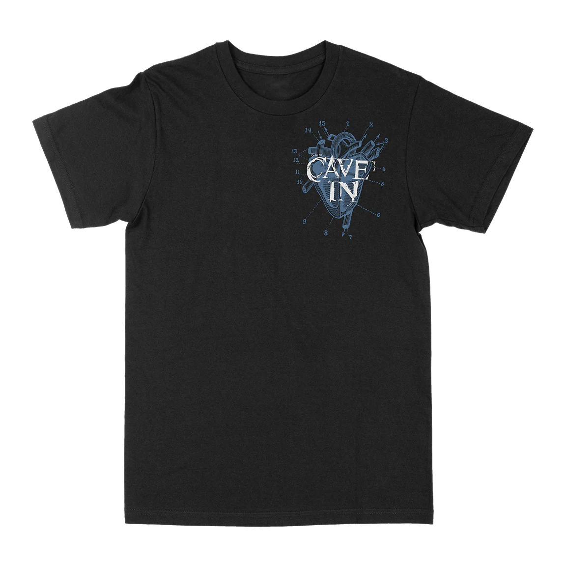 Cave In “UYHS Small Heart“ Black T-Shirt - Image 2