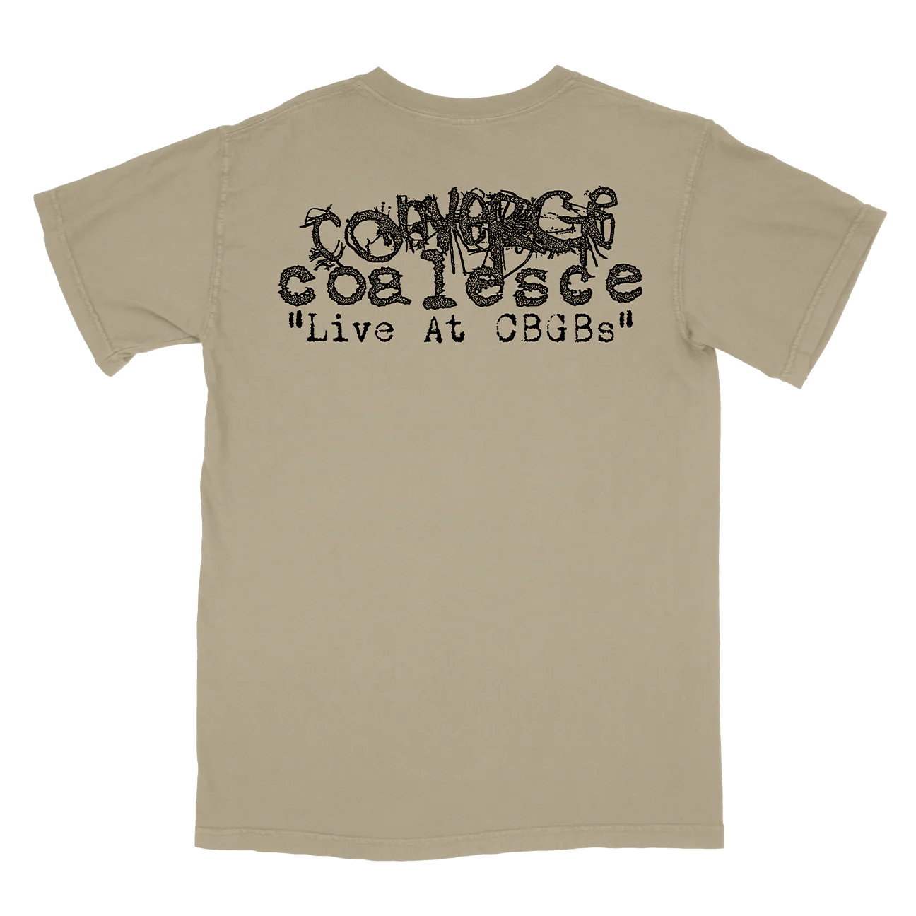 Converge & Coalesce "Live at CBGBs: Symbol" Premium Sandstone Shirt - Image 3