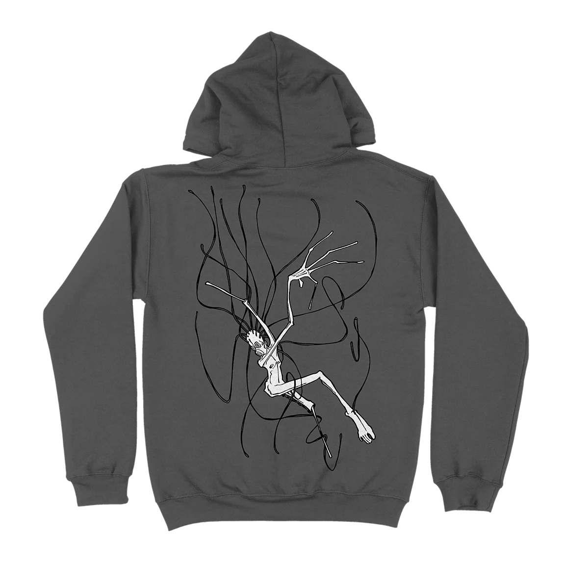 Converge "Forsaken" Premium Pigment-Dyed Black Hooded Sweatshirt - Image 3