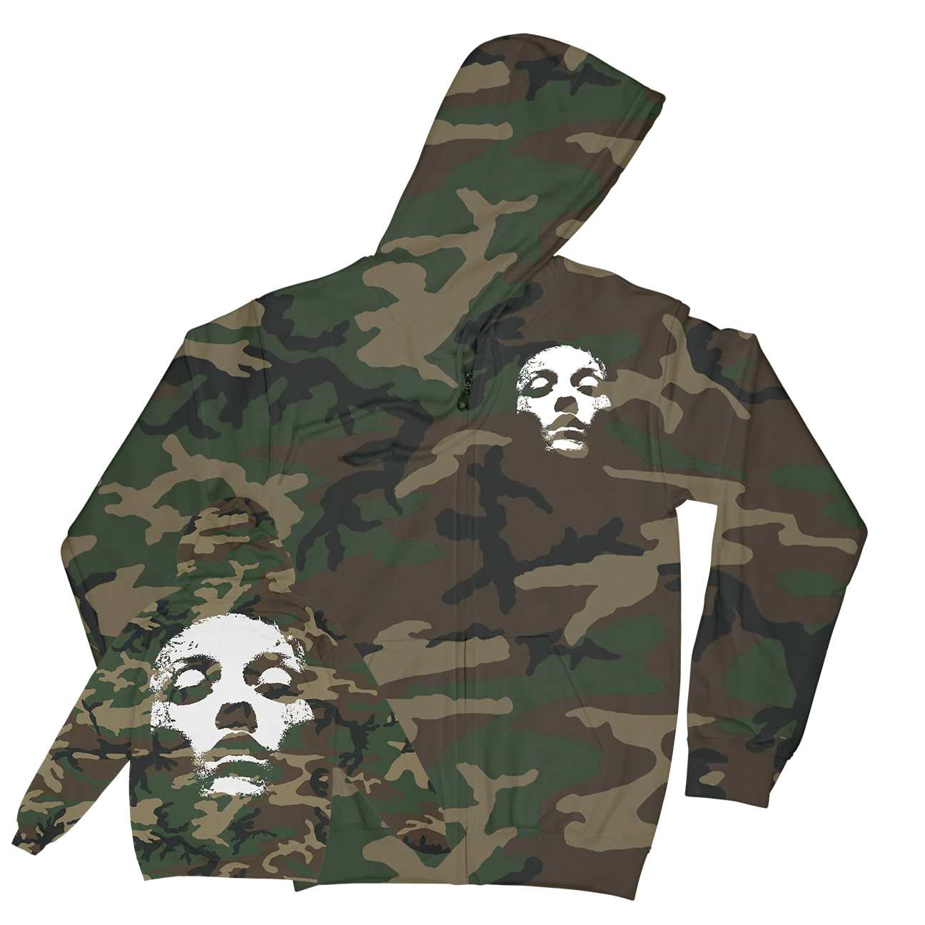 Converge "Jane Doe" Premium Camo Zip Up Sweatshirt