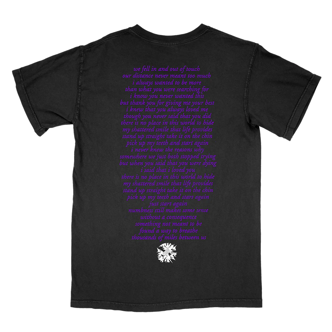Converge “Thousands Of Miles Between Us” Premium Graphite T-Shirt - Image 3