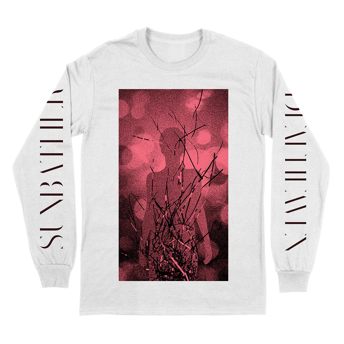 Deafheaven "Sunbather: Silhouette" White Longsleeve
