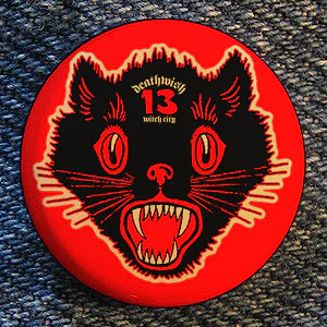 Deathwish "Black Cat" Button