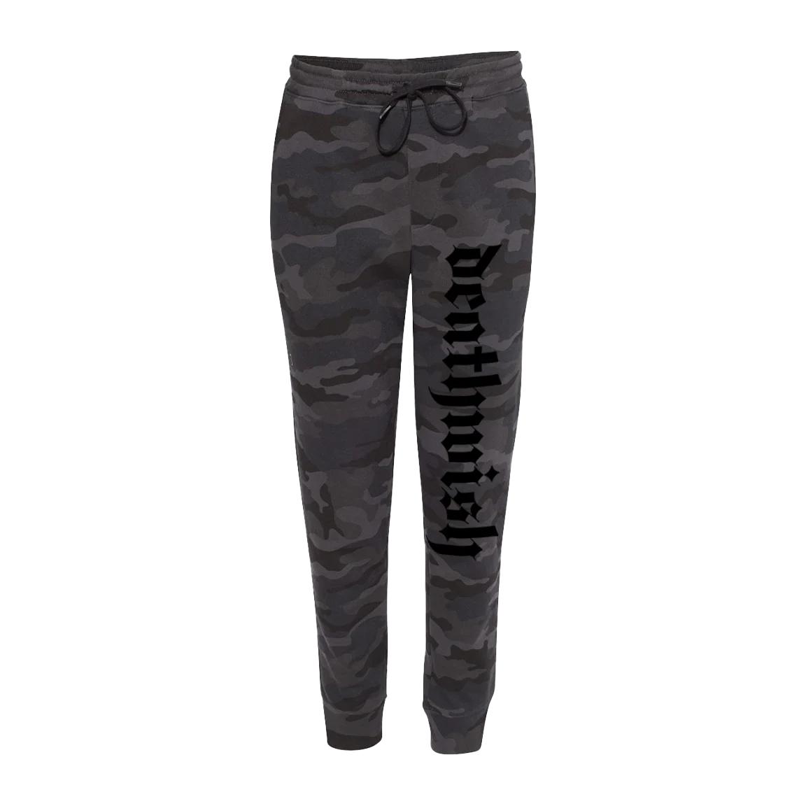 Deathwish “Logo” Black Camo Jogger Sweatpants