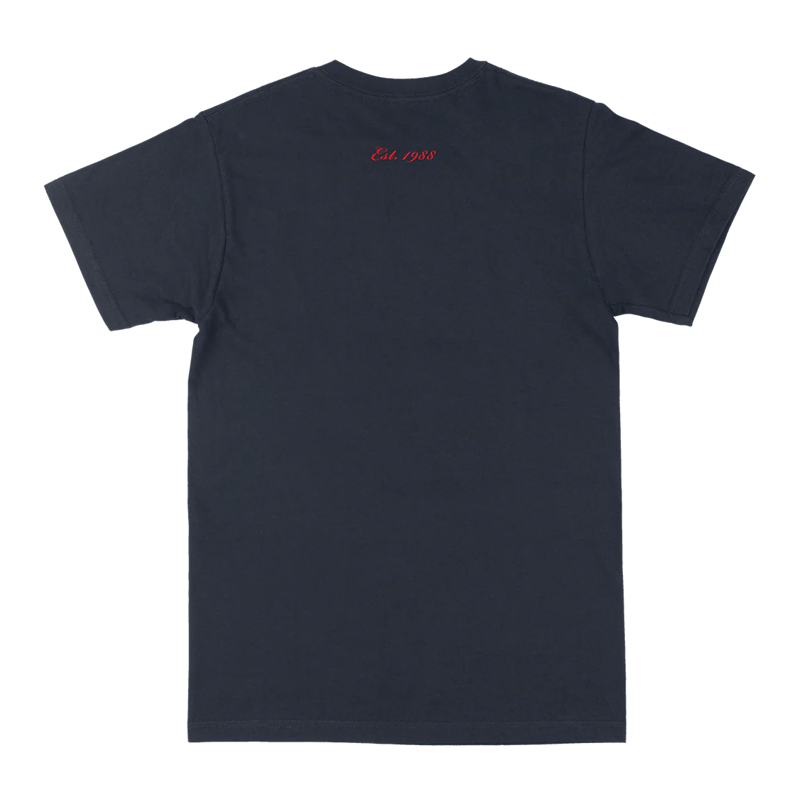 Eye For An Eye "Classic: Red" Navy T-Shirt - Image 3