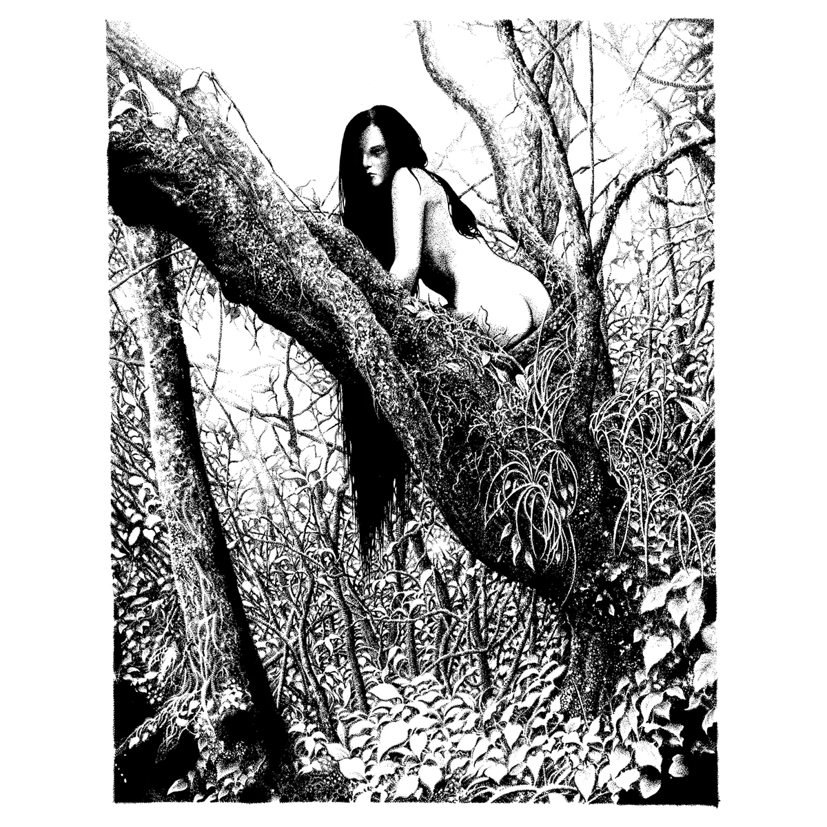 Fajar Allanda "Lonely Mountain" Giclee Print - Image 2