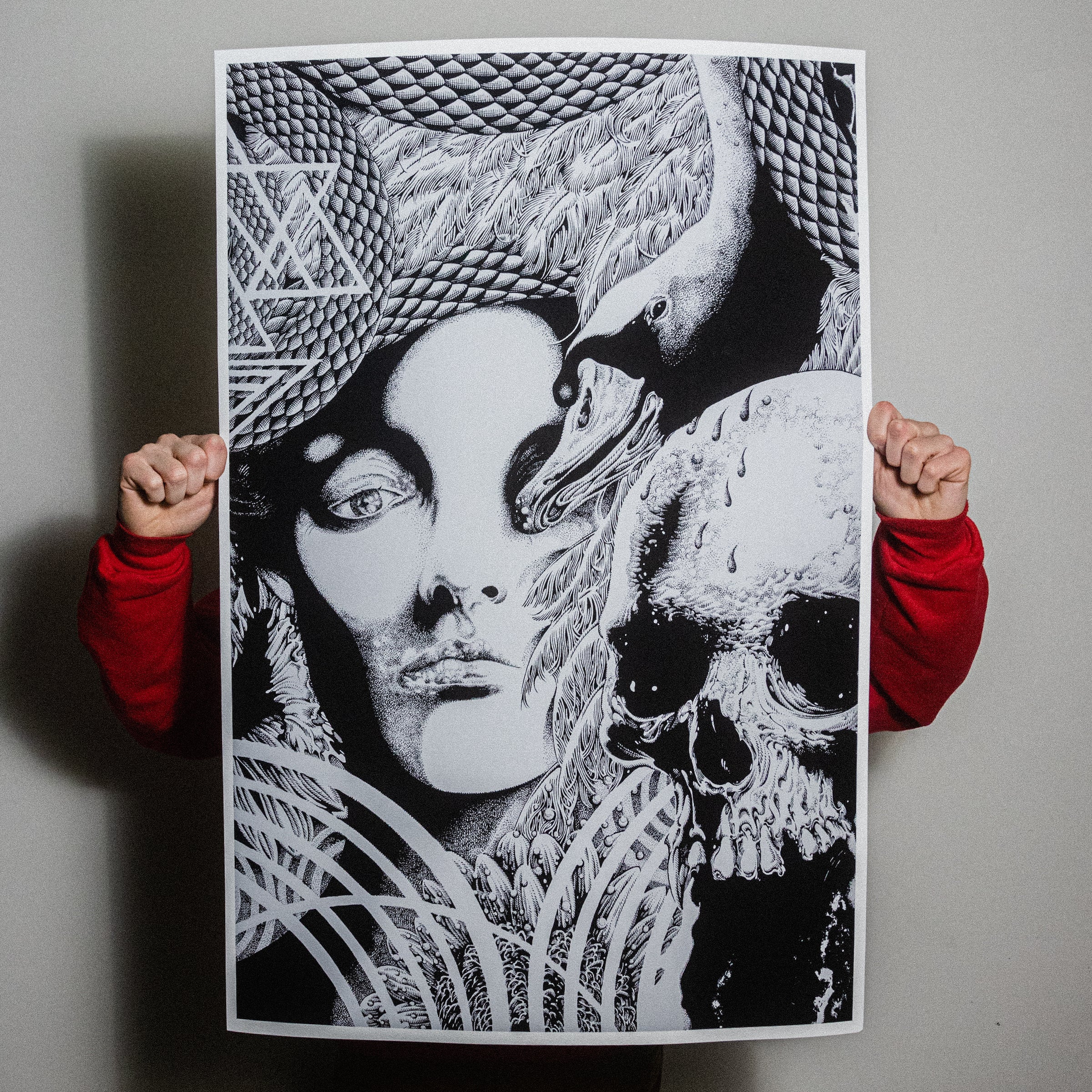 Fajar Allanda "Swans" Giclee Print - Image 2