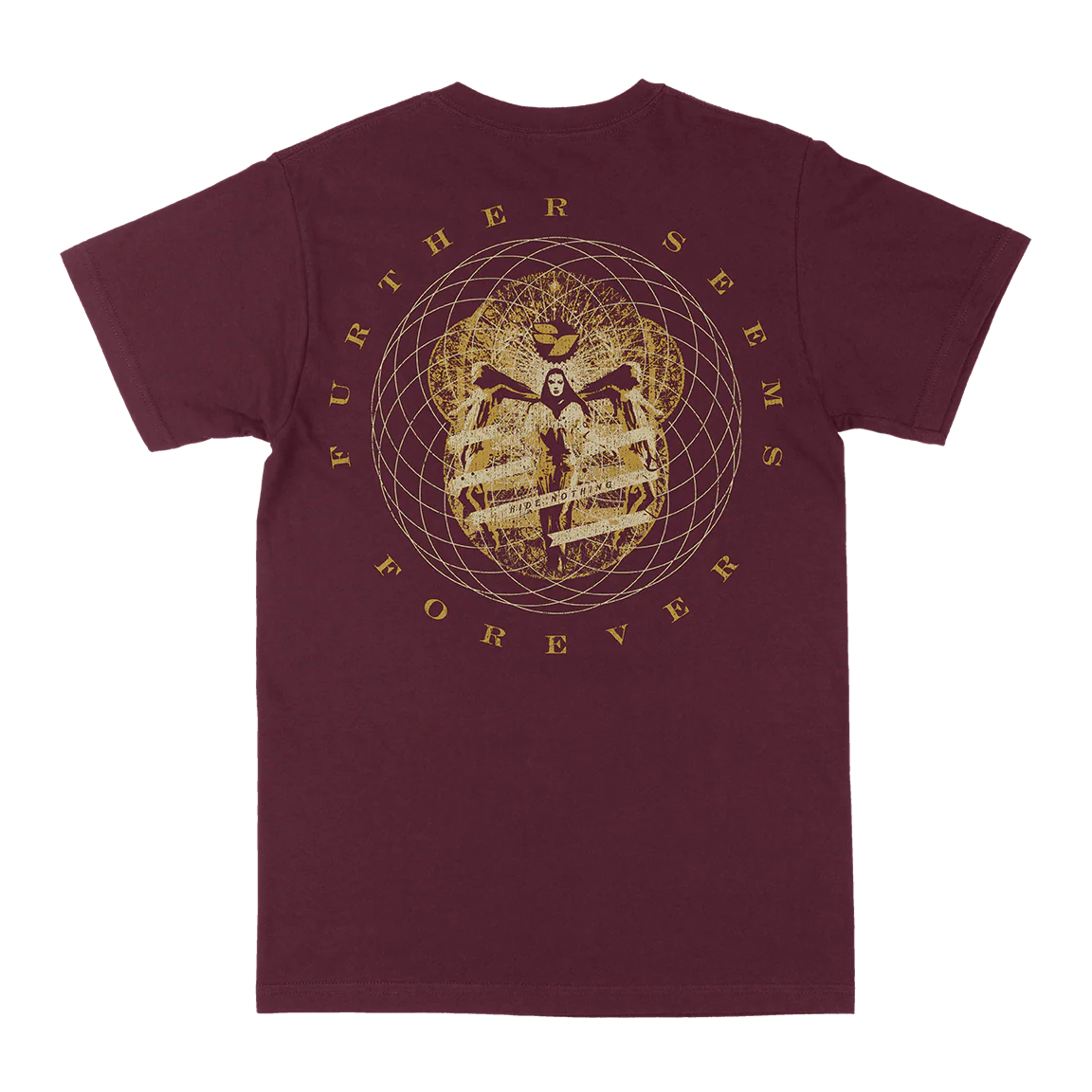 Further Seems Forever "Hide Nothing" Burgundy T-Shirt - Image 3