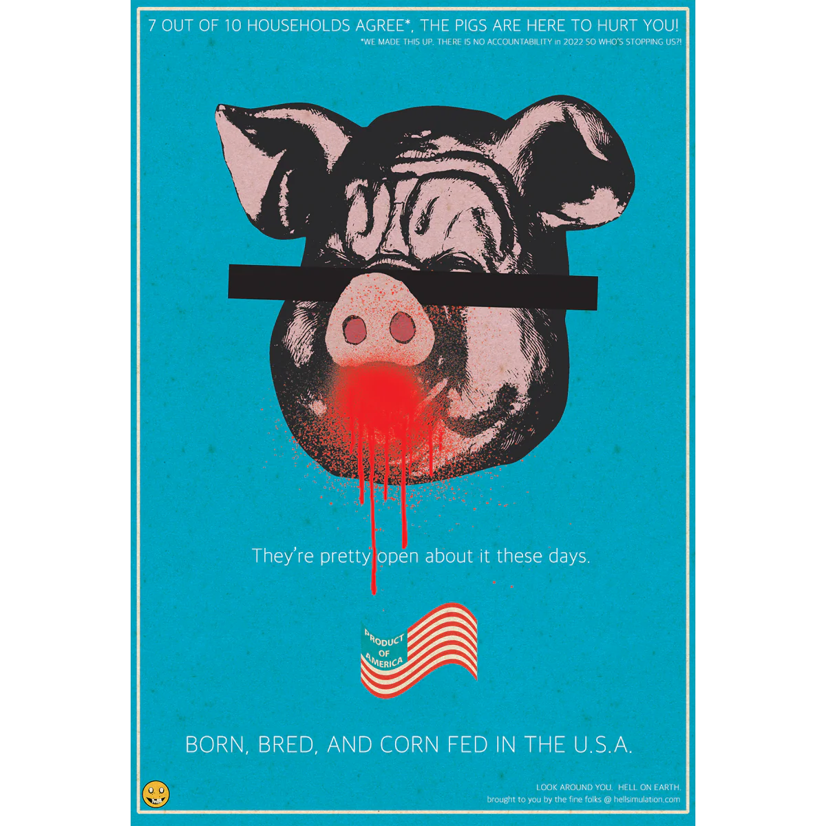 Hell Simulation "Piglet" Giclee Print - Image 2