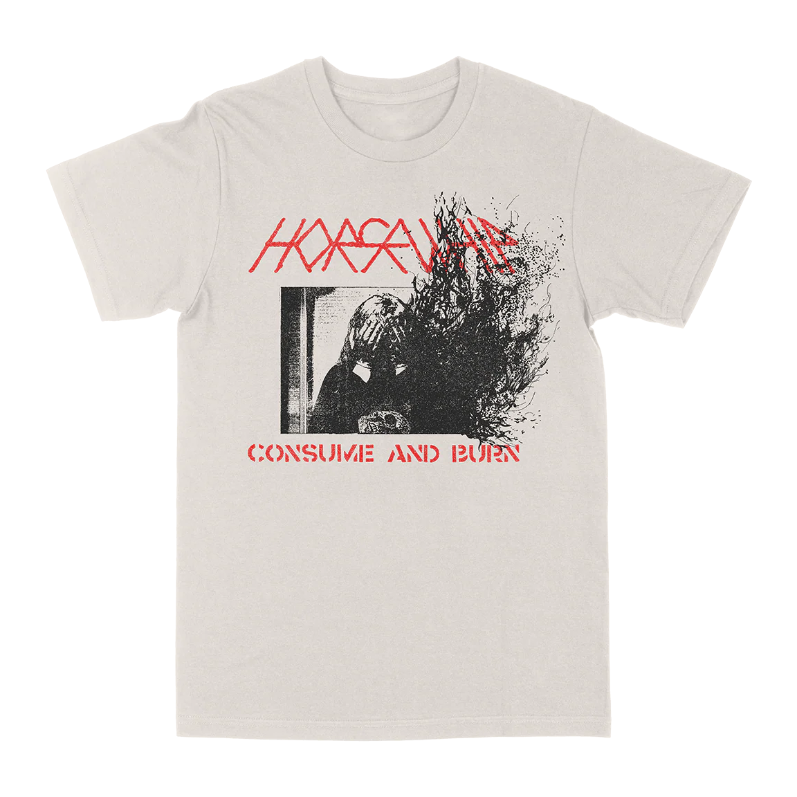 Horsewhip "Consume and Burn" Vintage White T-Shirt