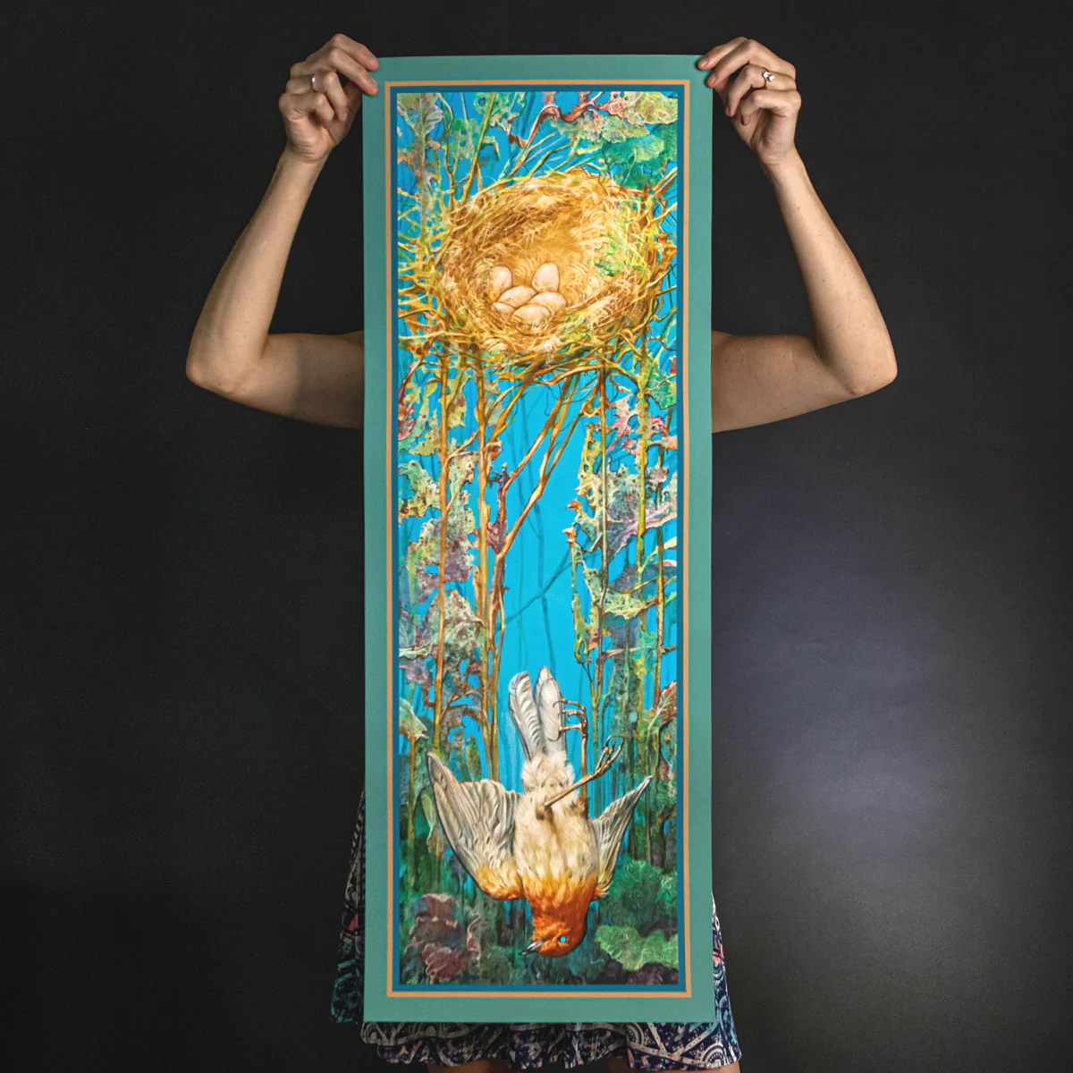 Marald Van Haasteren "Incubation: Color Border" Giclee Print
