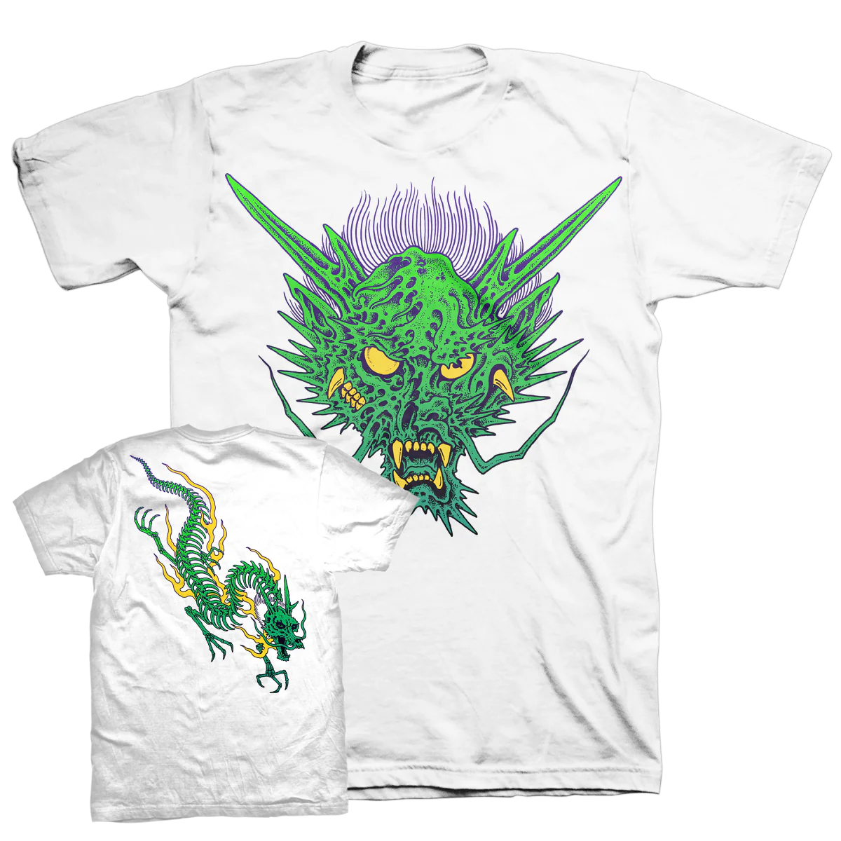 Marc Nava "Dragons" White T-Shirt