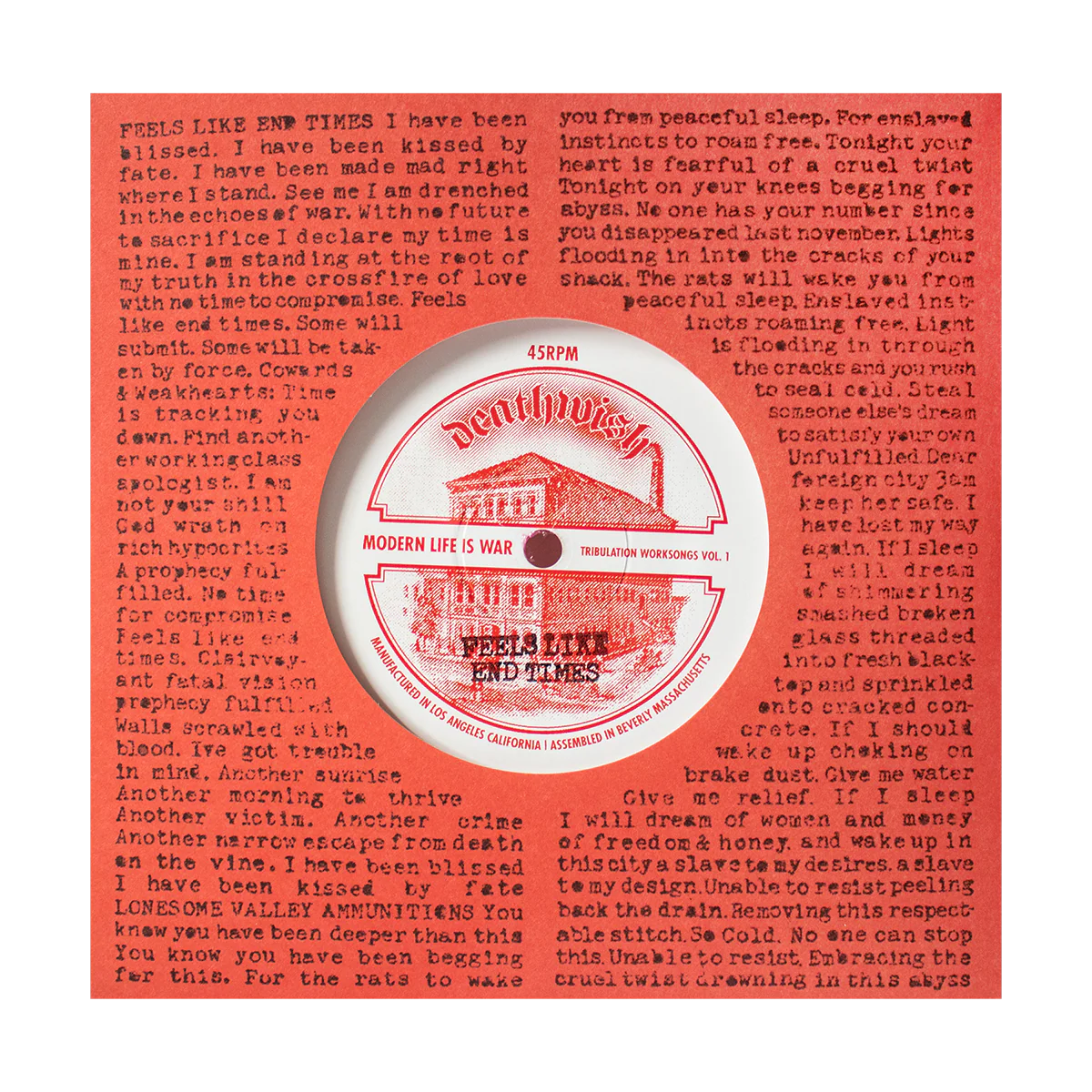 Modern Life Is War "Tribulation Worksongs Vol. 1" - Image 4