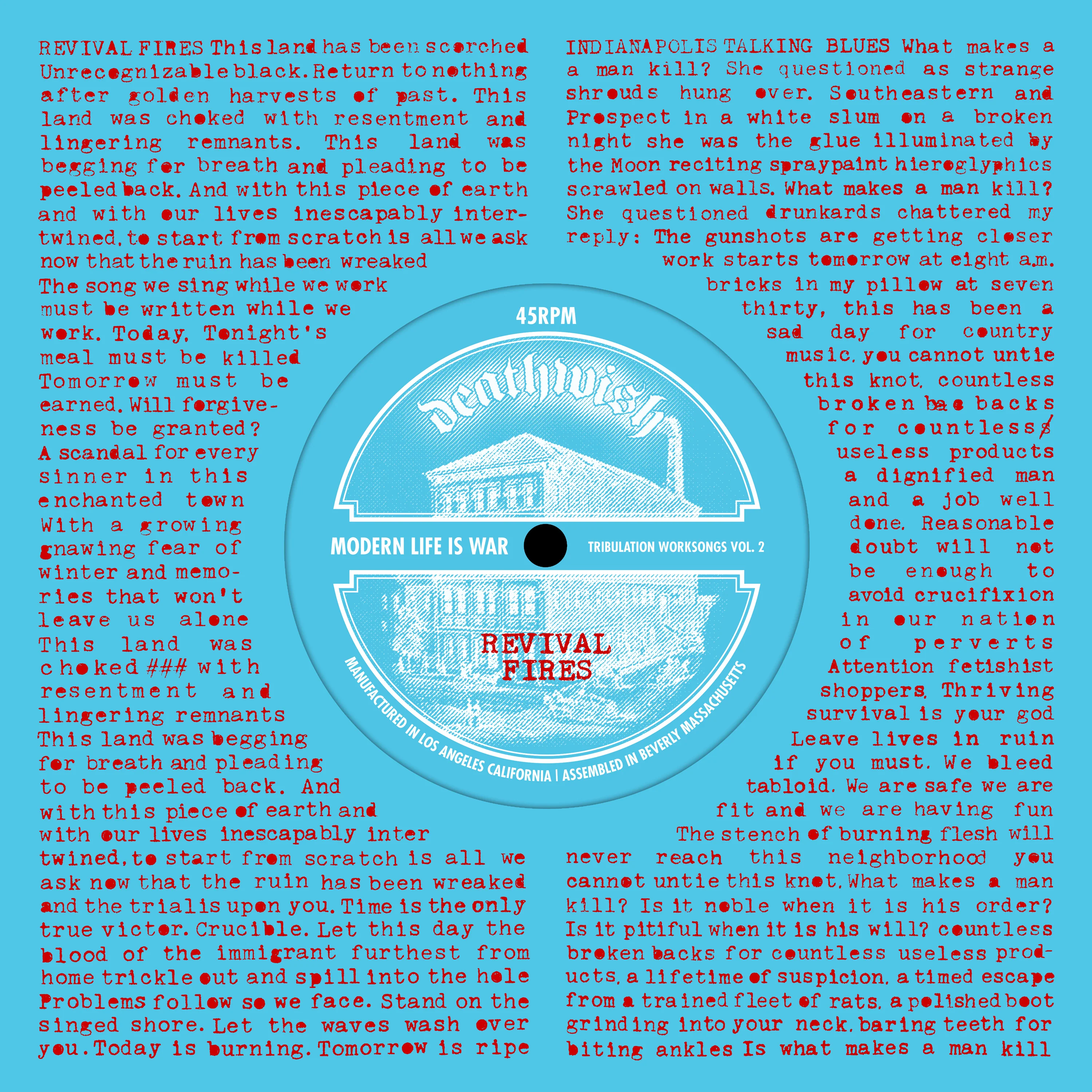 Modern Life Is War "Tribulation Worksongs Vol. 2"