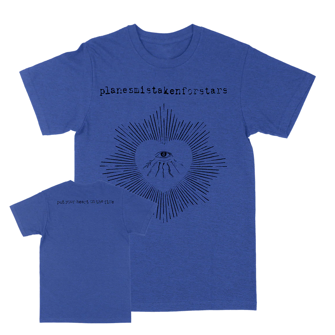 Planes Mistaken For Stars "Heart Of Horus" Heather Royal T-Shirt