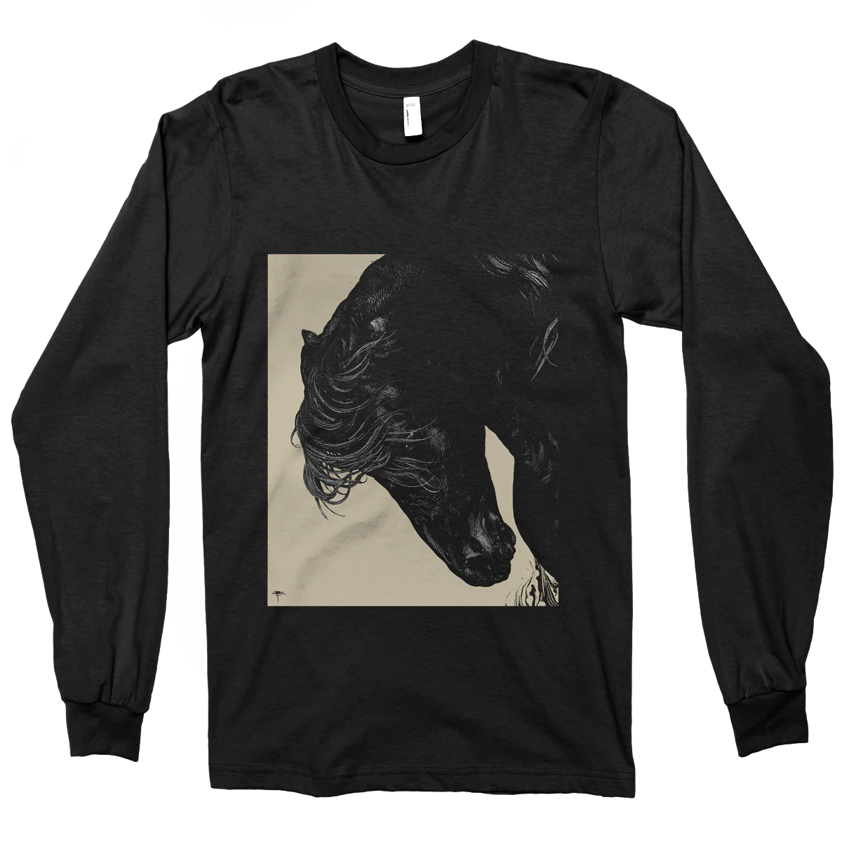 Richey Beckett "Dark Horse" Premium Black Longsleeve