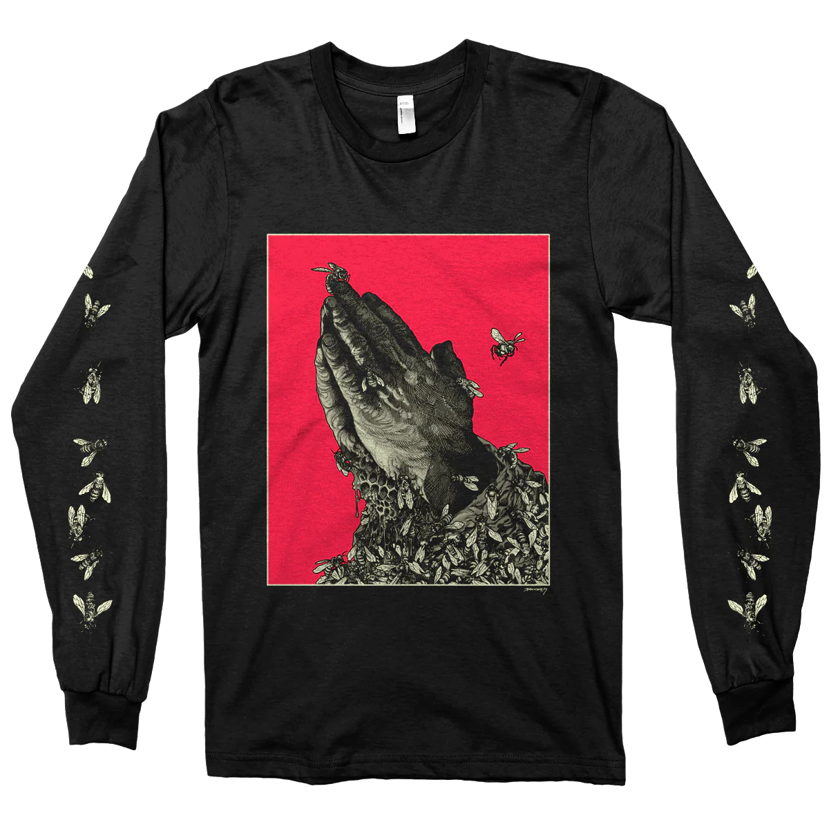 Richey Beckett "Worker Bees" Premium Black Longsleeve