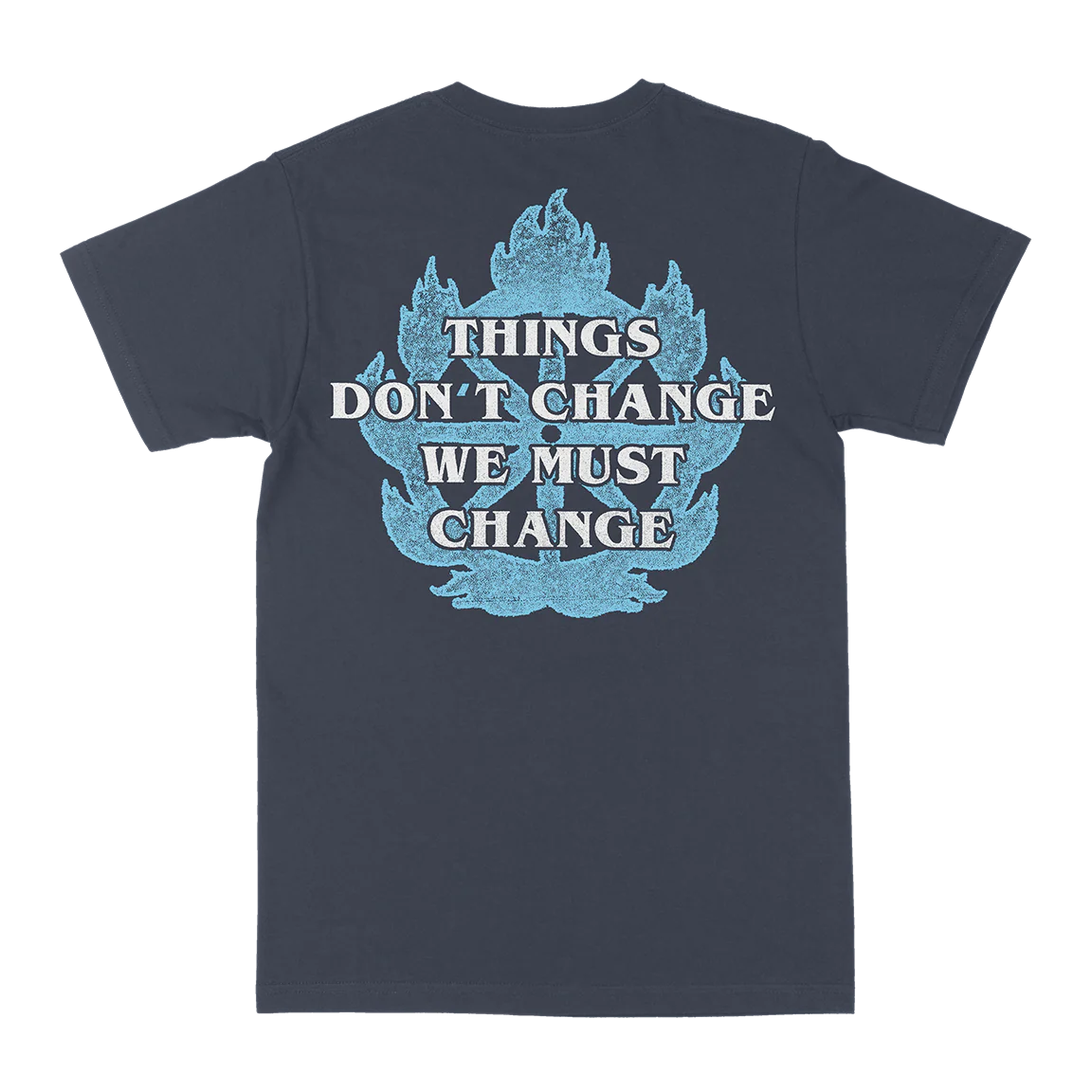 Shelter "Metamorphosis T-Shirt" Navy Blue T-Shirt - Image 3
