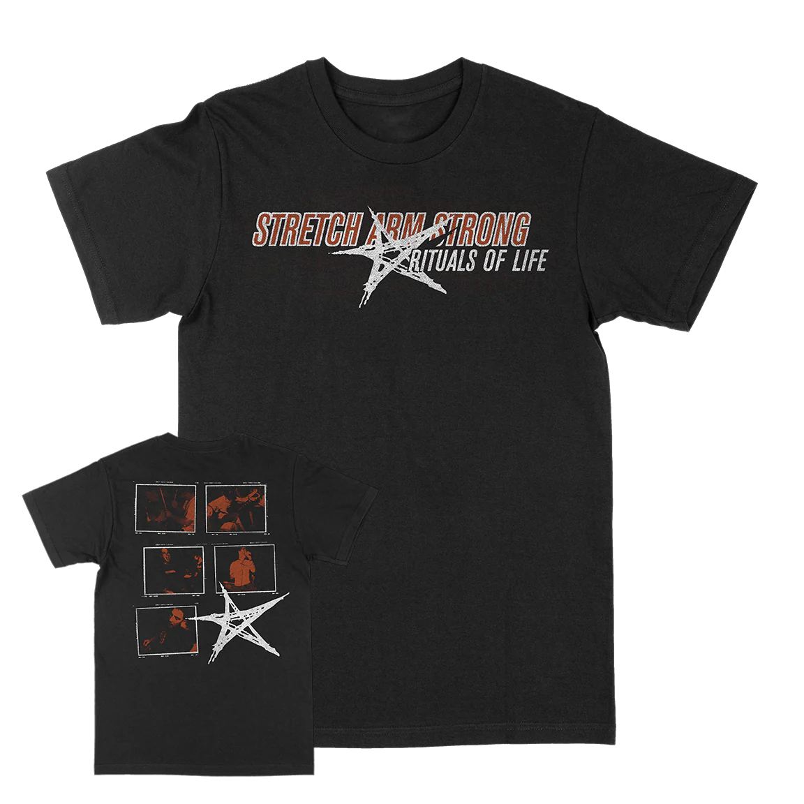 Stretch Arm Strong "Rituals of Life" Black T-Shirt