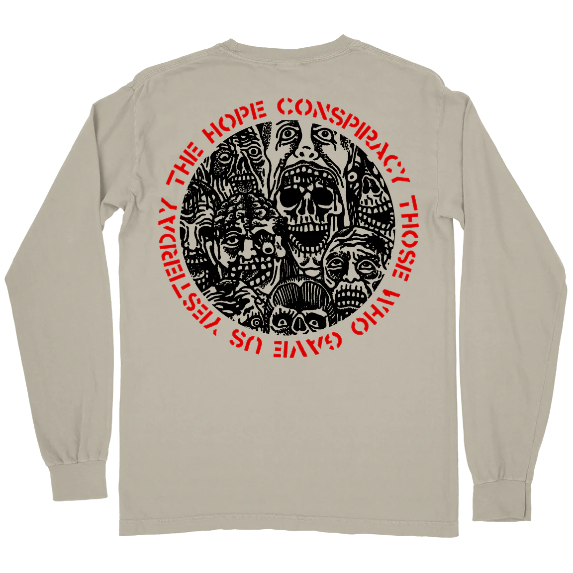 The Hope Conspiracy "Those Who Gave Us Yesterday" Sandstone Premium Longsleeve - Image 3