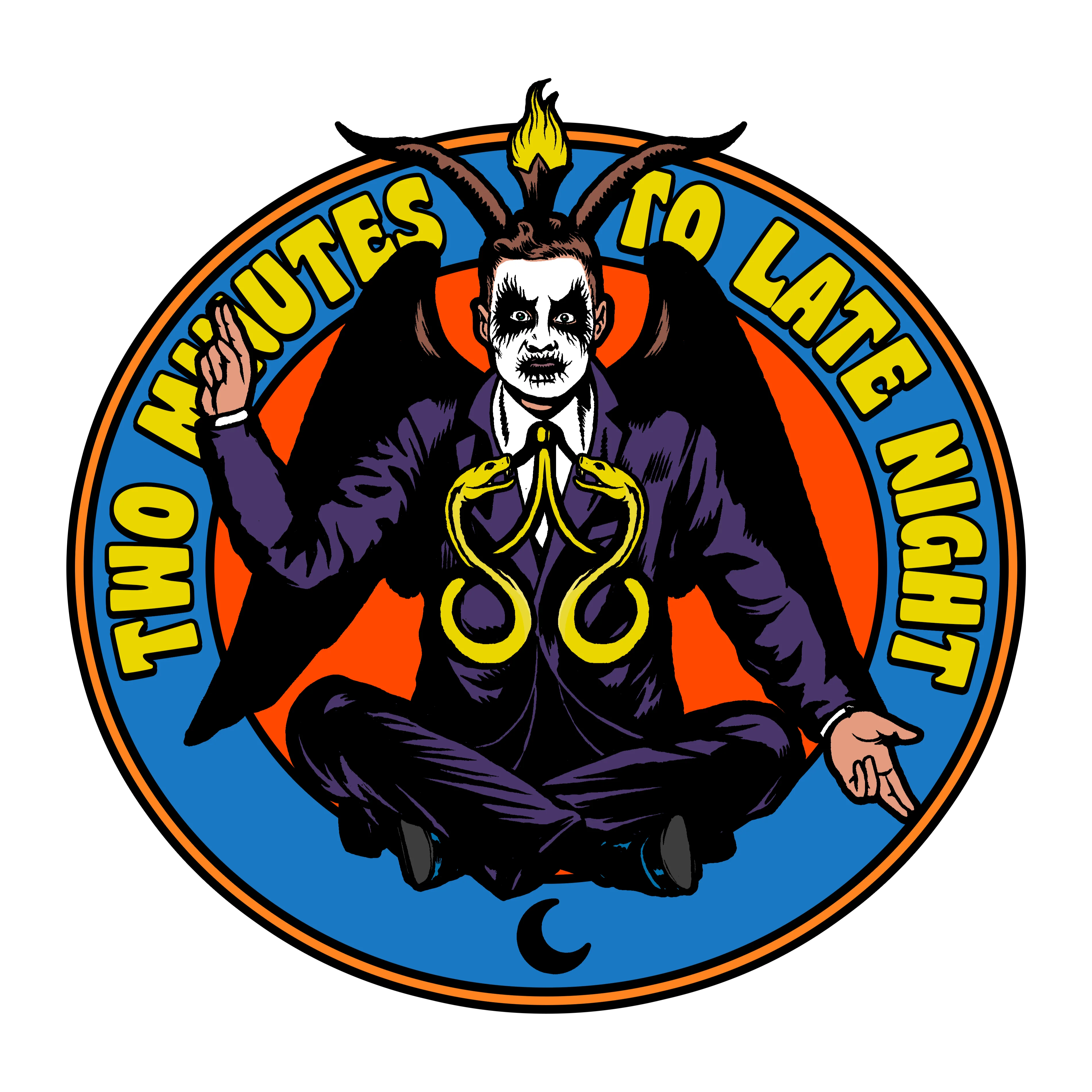 Two Minutes To Late Night "Two Minutes To Hell Night" Enamel Pin - Image 2