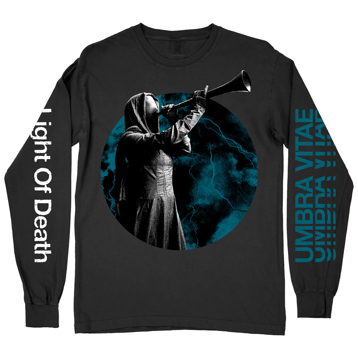 Umbra Vitae "Trumpet Of Death" Black Premium Longsleeve - Image 2
