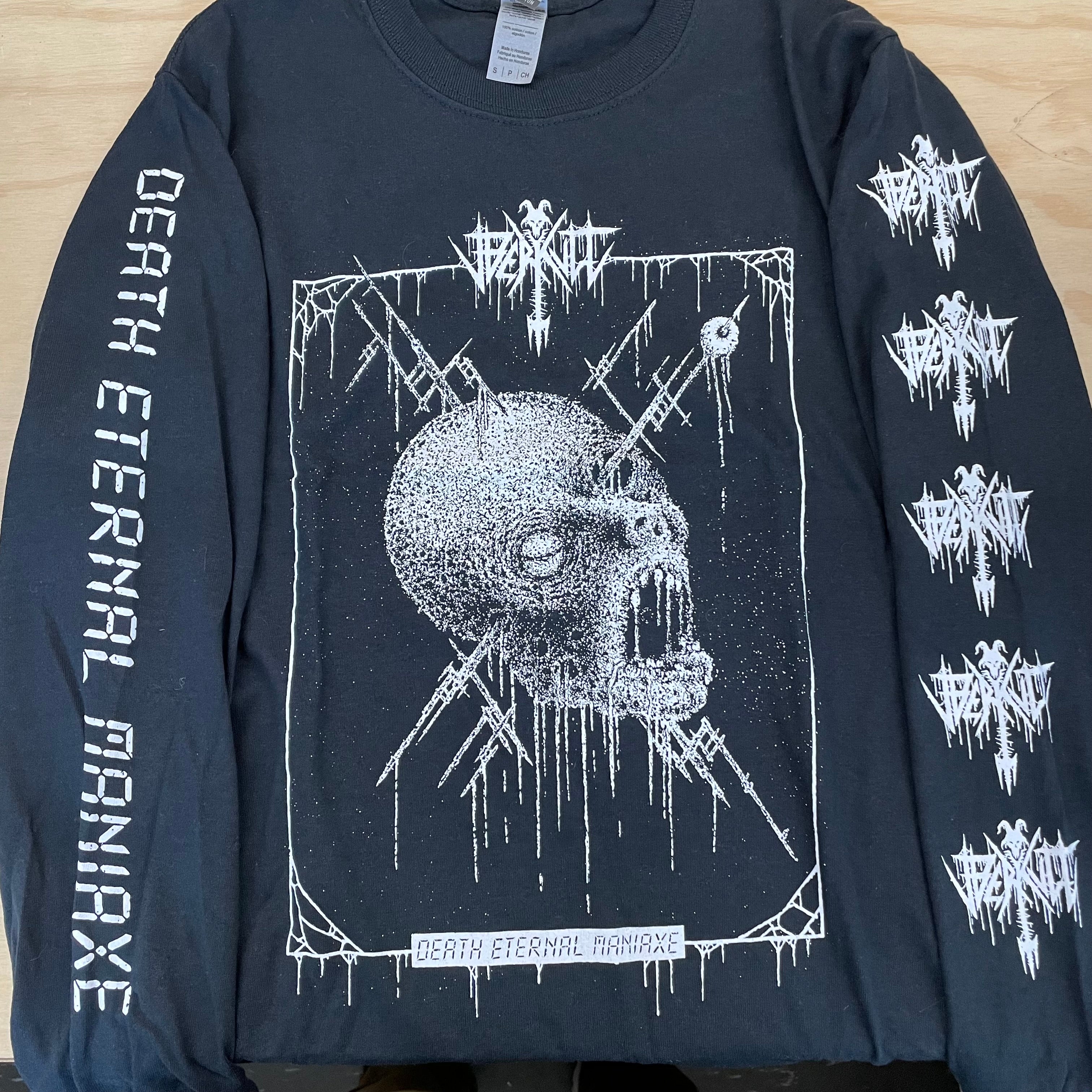 VBERKVLT "Death Eternal Maniaxe" Black Longsleeve - Image 2